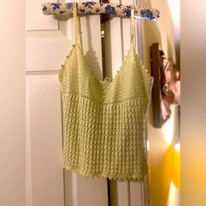 VS knit top. Over swim or alone